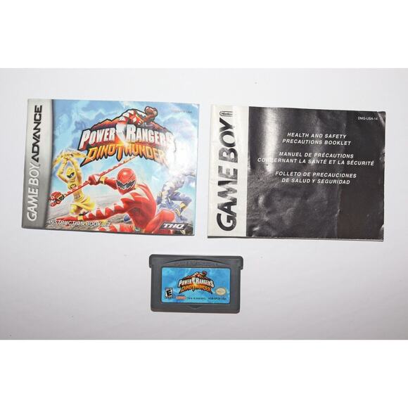 Power‎ Rangers Dino Thunder - Nintendo Game Boy Advance Authentic Gameboy GBA - Picture 1 of 10